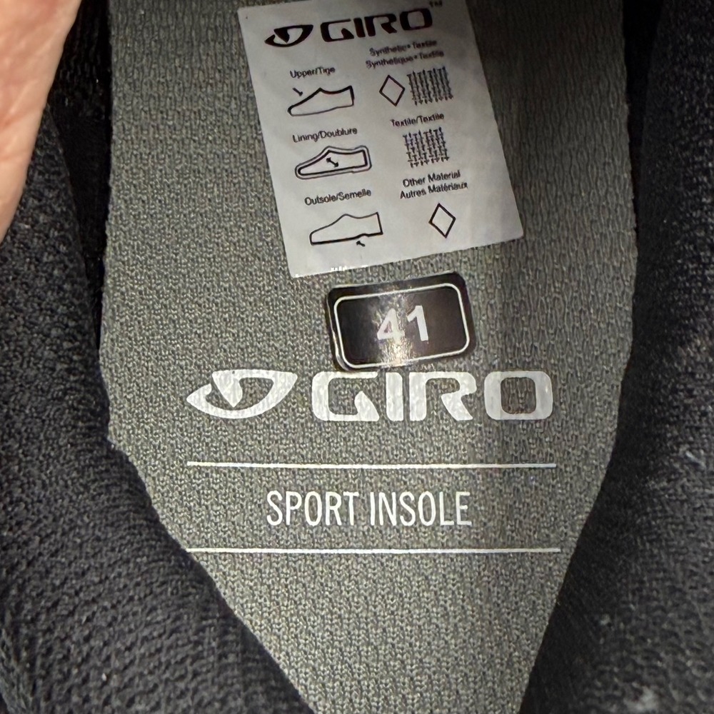 Giro Petra VR Womens Cycling Shoes Black Wild Lime Vibram SPD EU 41 / US 9 - Picture 11 of 13